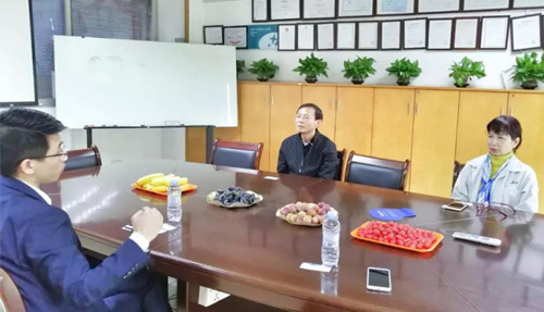 熱烈歡迎南沙區知識產權發展促進會領導蒞臨我司參觀交流